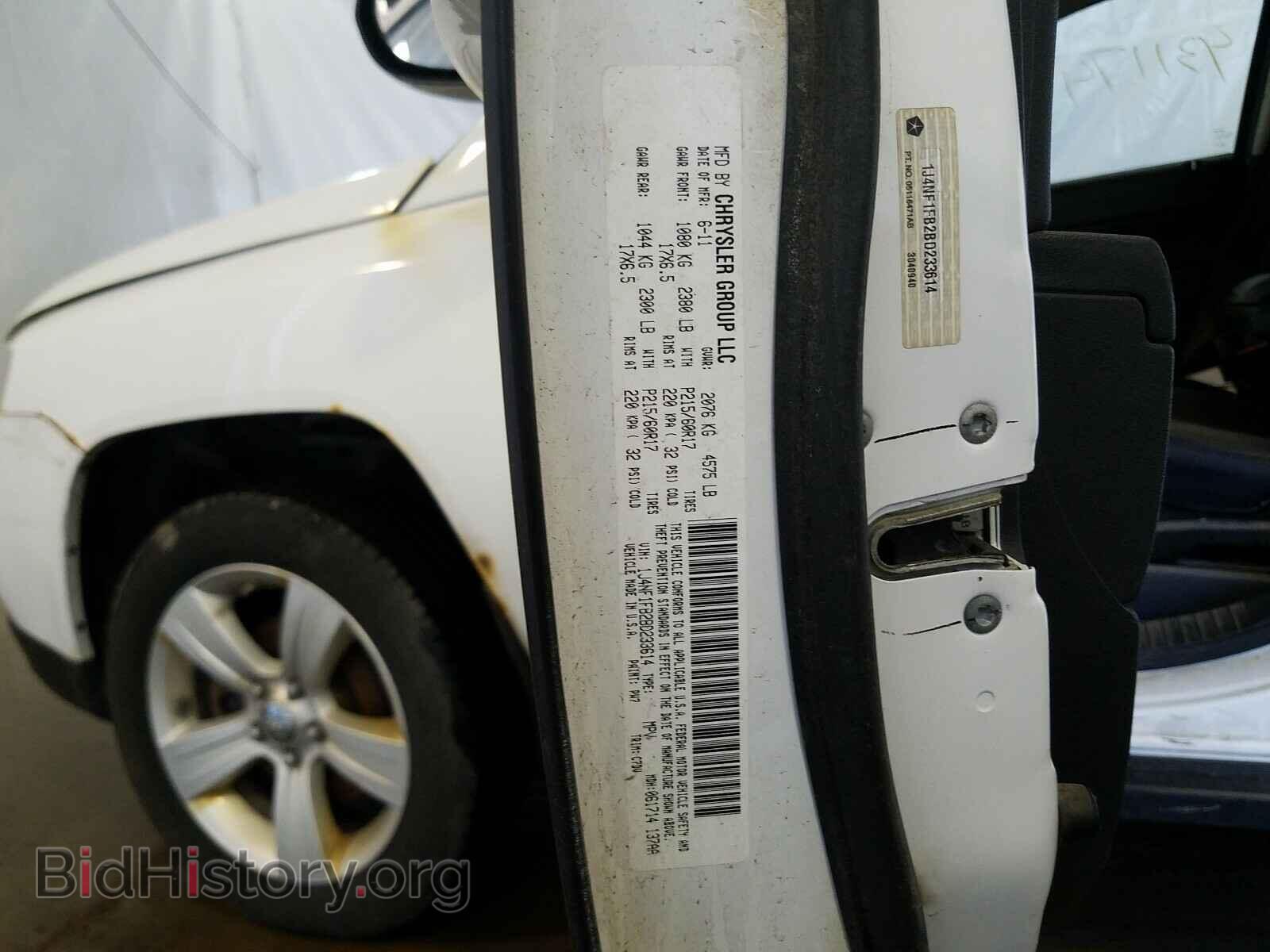 2011 JEEP COMPASS - VIN: 1J4NF1FB2BD233614 - Photo 10
