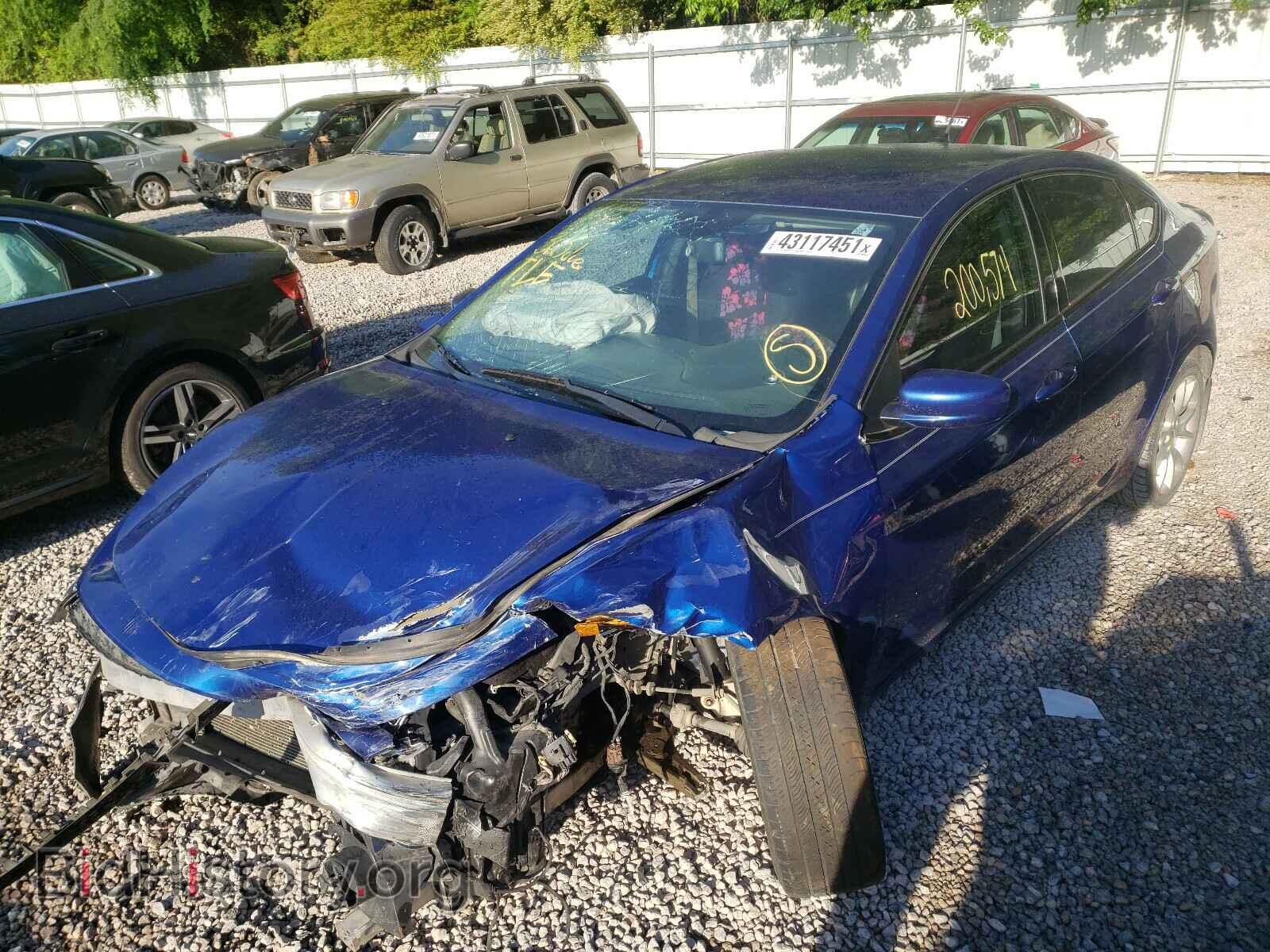 2013 DODGE DART - VIN: 1C3CDFBA3DD312469 - Фото 2
