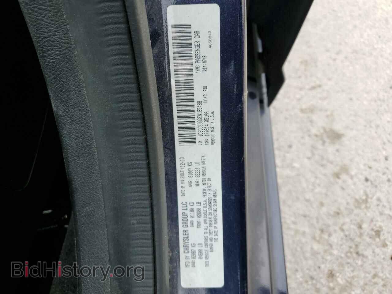 2014 CHRYSLER 200 - VIN: 1C3CCBBB6EN185488 - Фото 12