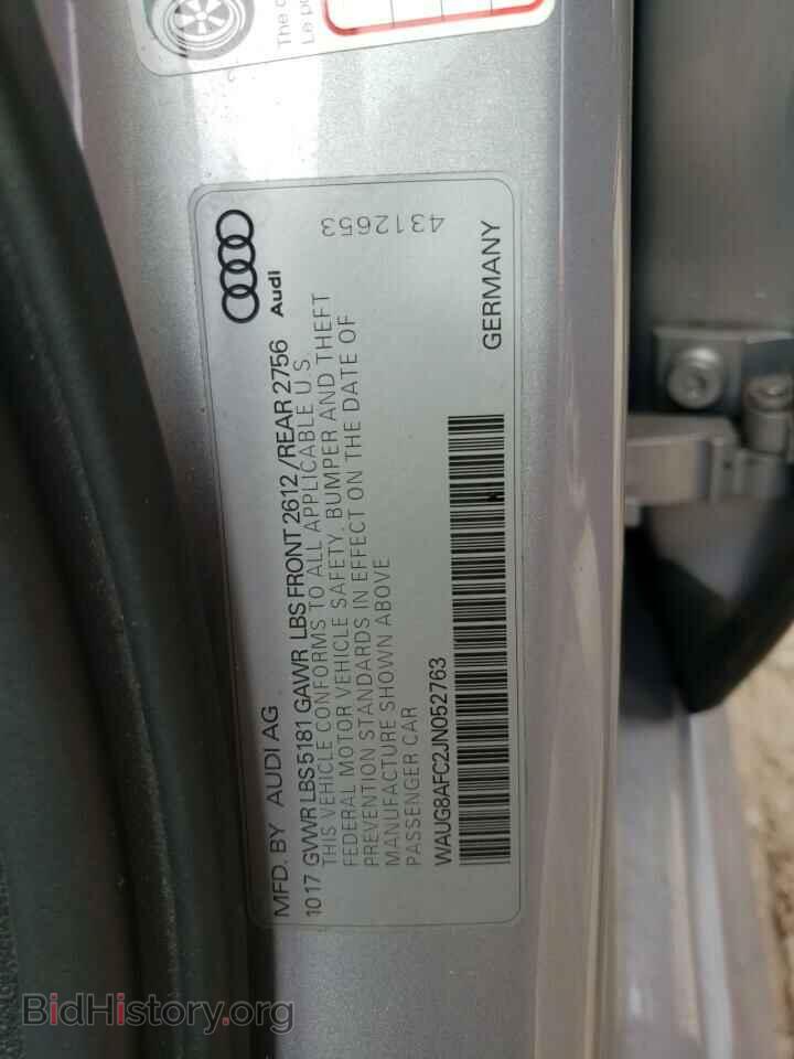 2018 AUDI A6 - VIN: WAUG8AFC2JN052763 - Фото 12
