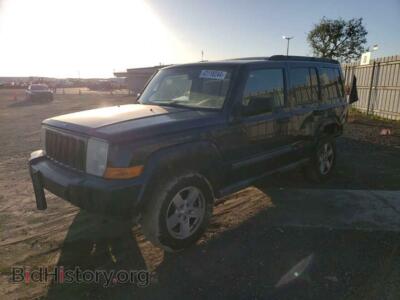 2006 Jeep COMMANDER, blue — VIN 1J8HH48K06C165734, Copart