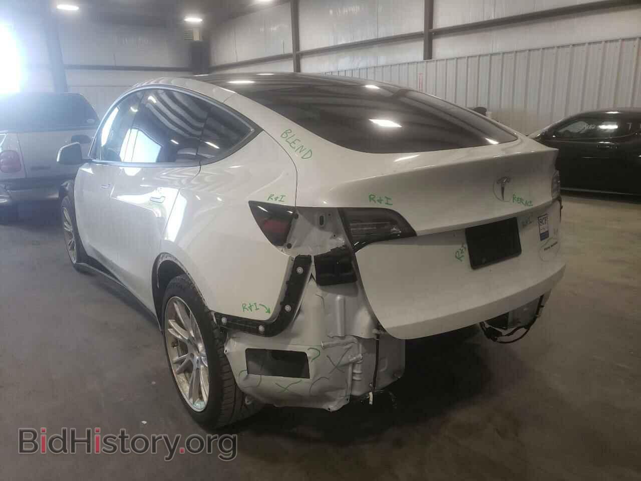 2020 TESLA MODEL Y - VIN: 5YJYGDEEXLF026508 - Фото 3