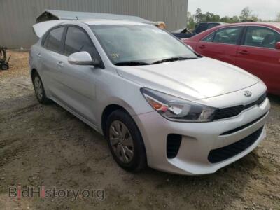 2020 Kia RIO RIO LX, серебристый — VIN 3KPA24AD4LE321347, Copart