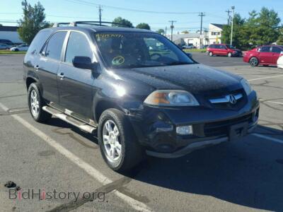 2006 Acura MDX, черный — VIN 2HNYD18806H550966, Copart