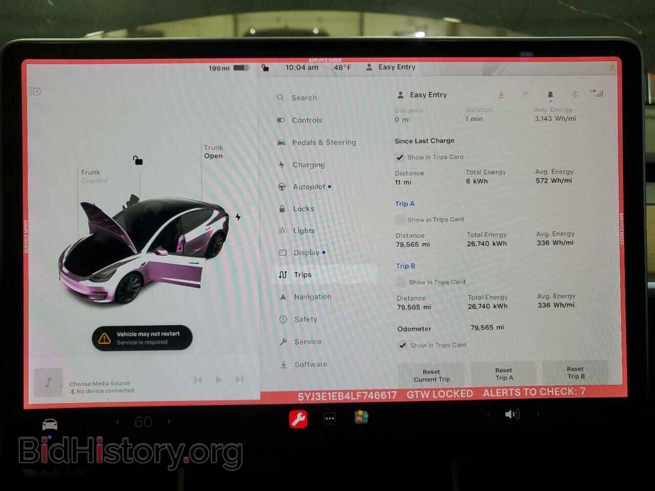 2020 TESLA MODEL 3 - VIN: 5YJ3E1EB4LF746617 - Фото 9
