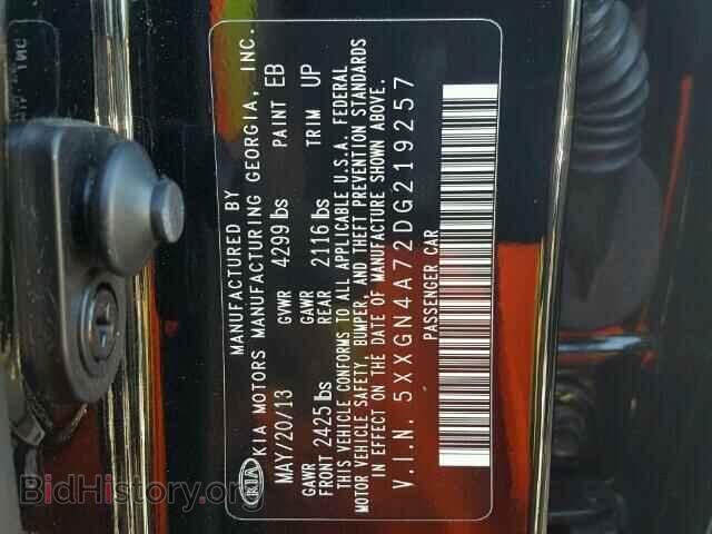 2013 KIA OPTIMA - VIN: 5XXGN4A72DG219257 - Photo 10