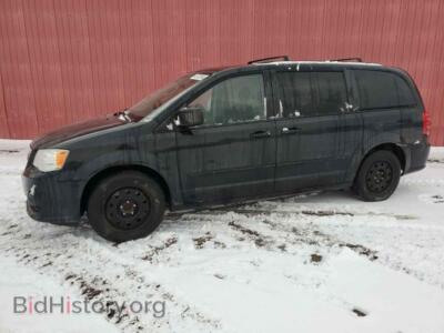 2013 Dodge CARAVAN SE, black — VIN 2C4RDGBG2DR672913, Copart
