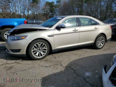 2017 Ford TAURUS Limited, beige — VIN 1FAHP2F85HG129092, Copart