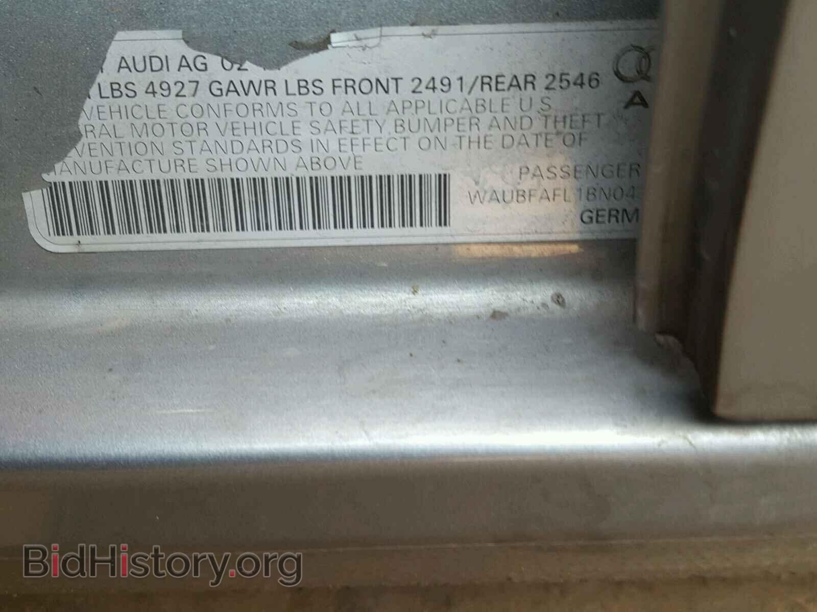 2011 AUDI A4 - VIN: WAUBFAFL1BN042985 - Фото 10