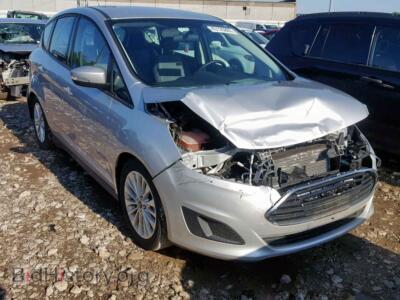 2018 Ford CMAX C-Max SE, silver — VIN 1FADP5AU8JL105399, Copart