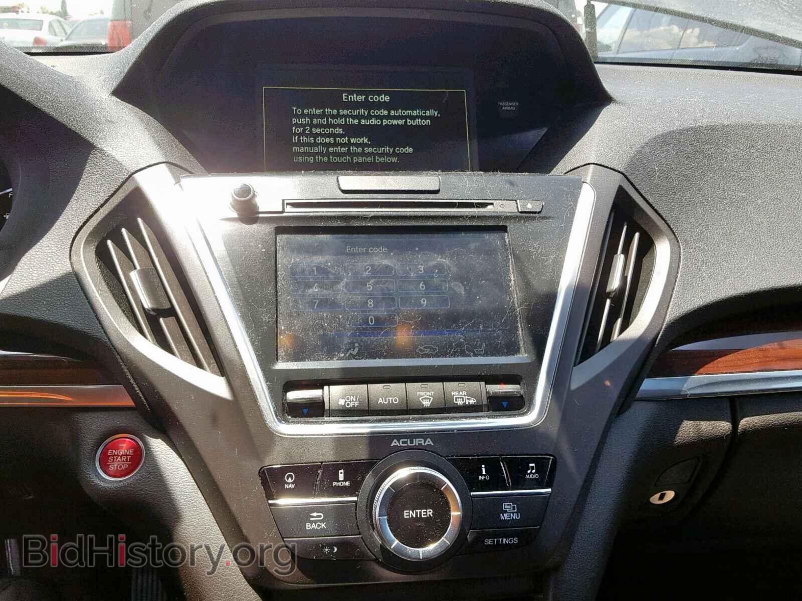 2014 ACURA MDX - VIN: 5FRYD3H41EB001200 - Фото 9