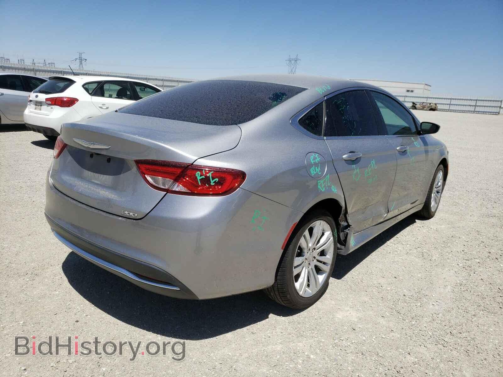 2015 CHRYSLER 200 - VIN: 1C3CCCAB6FN568470 - Фото 4