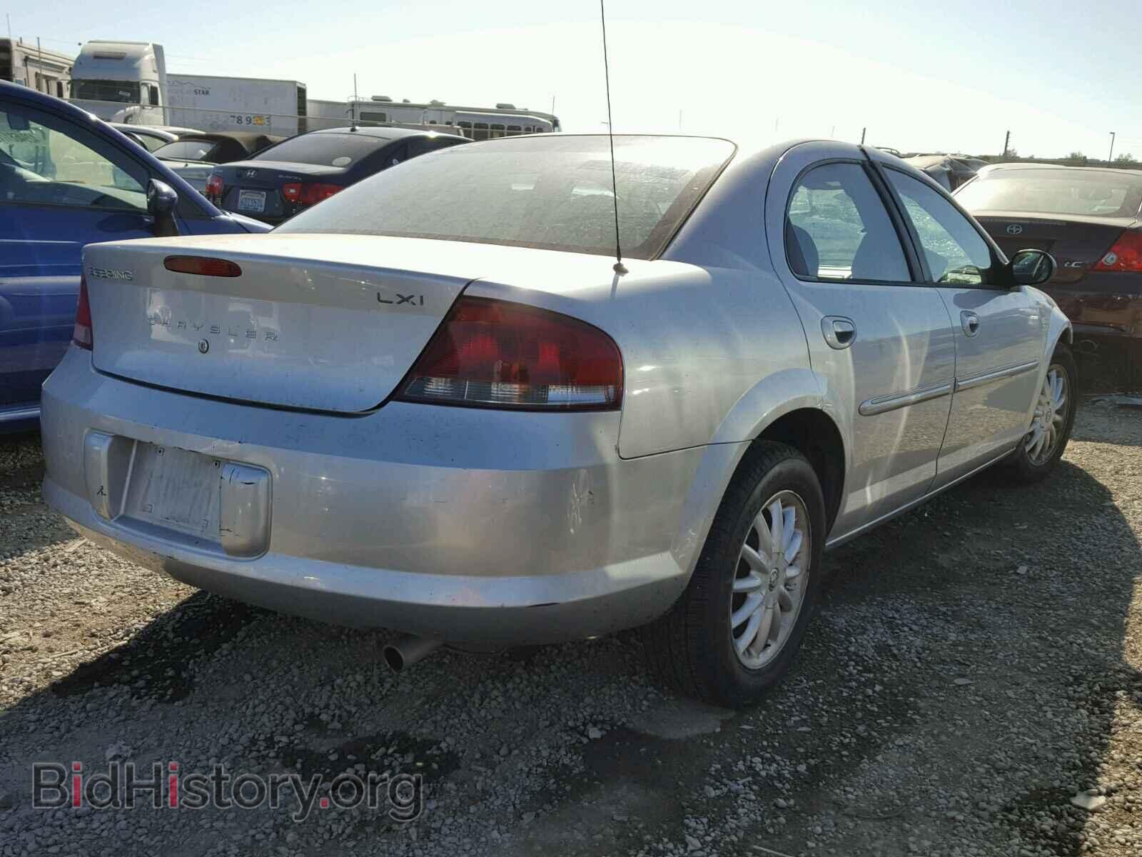 2002 CHRYSLER SEBRING - VIN: 1C3EL56R52N278869 - Фото 4