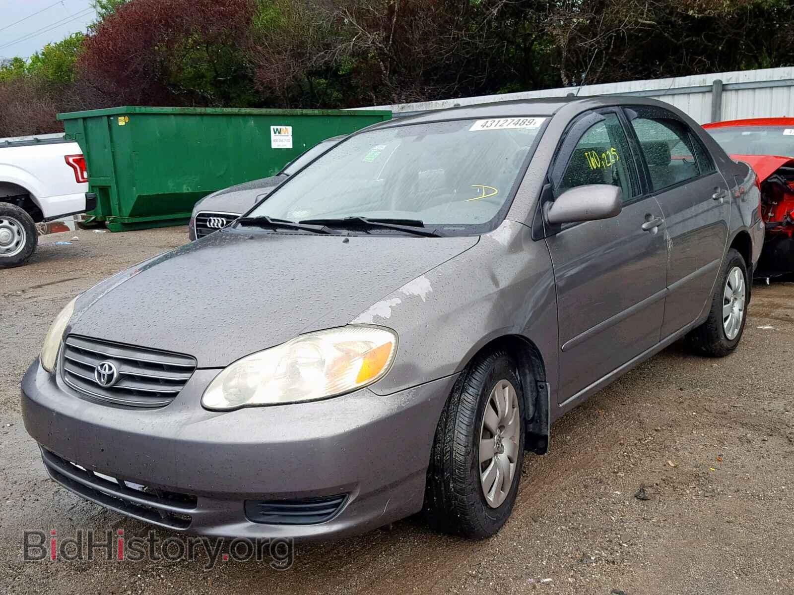 2003 TOYOTA COROLLA - VIN: 2T1BR38E33C159704 - Photo 2