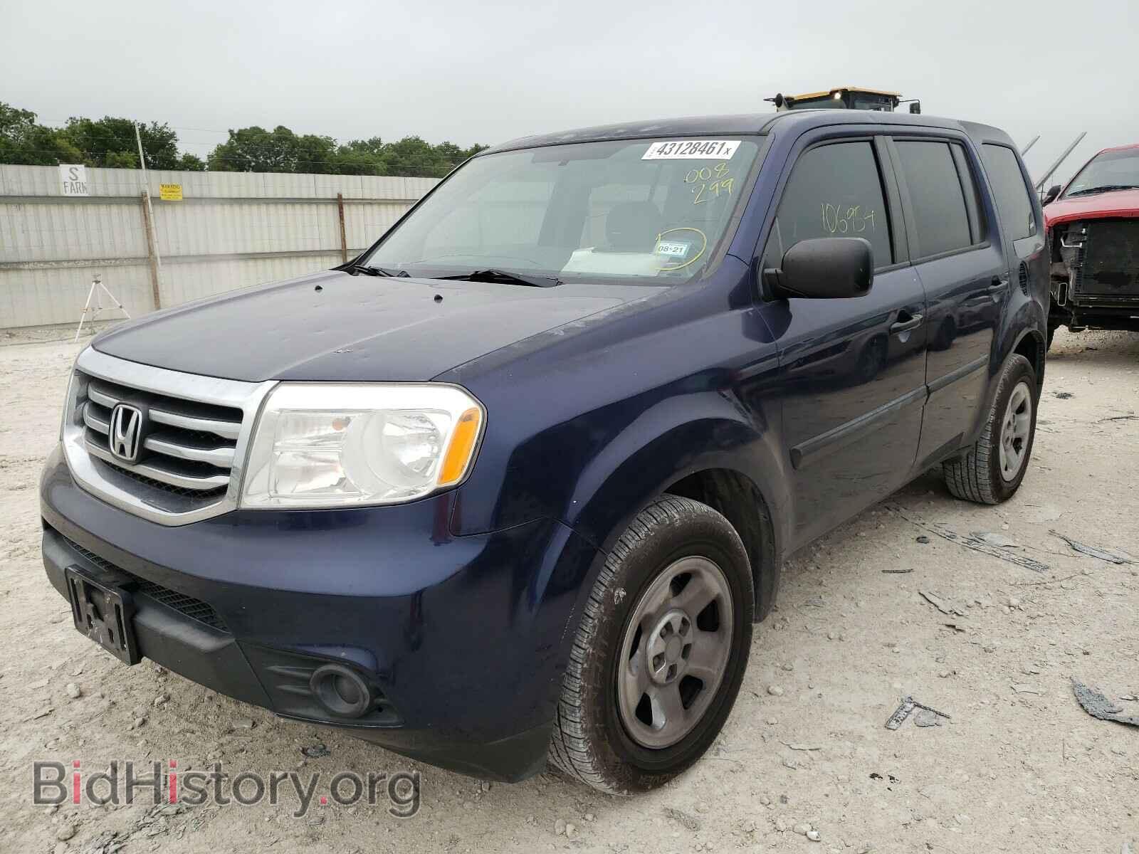 2013 HONDA PILOT - VIN: 5FNYF3H23DB008299 - Фото 2