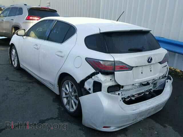 2011 LEXUS CT 200 - VIN: JTHKD5BH0B2038993 - Фото 3