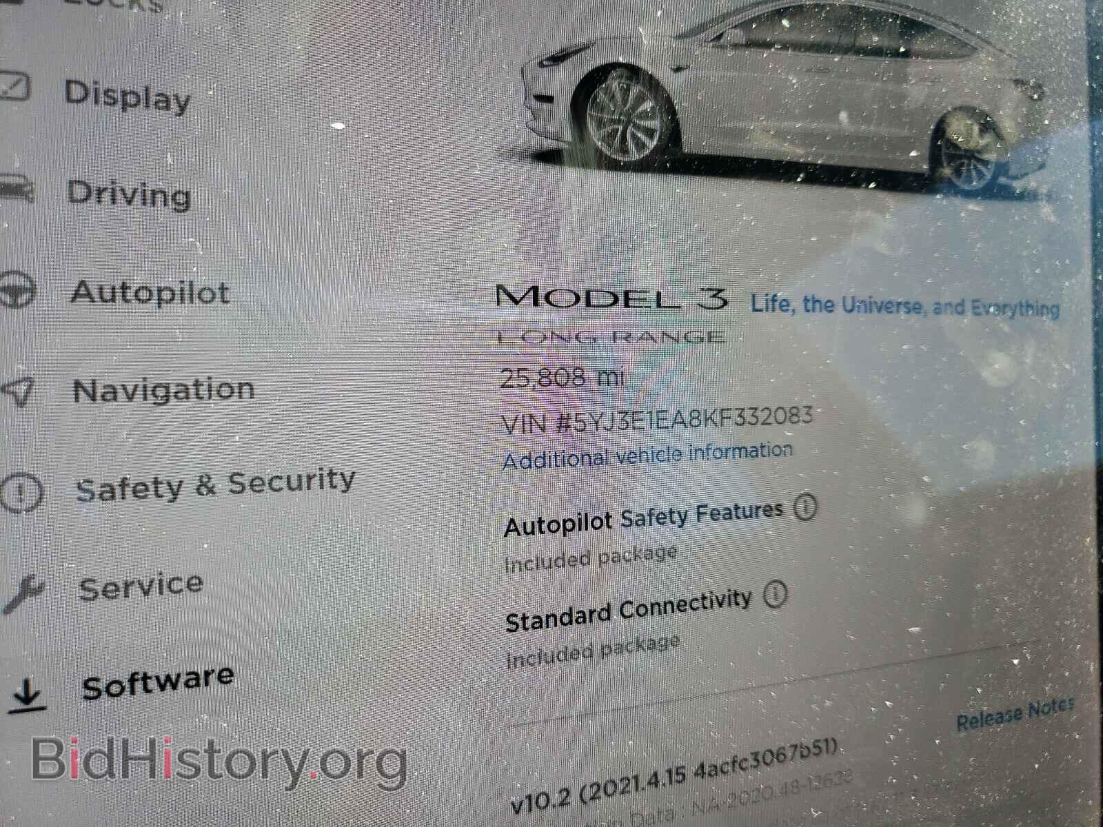 2019 TESLA MODEL 3 - VIN: 5YJ3E1EA8KF332083 - Photo 8