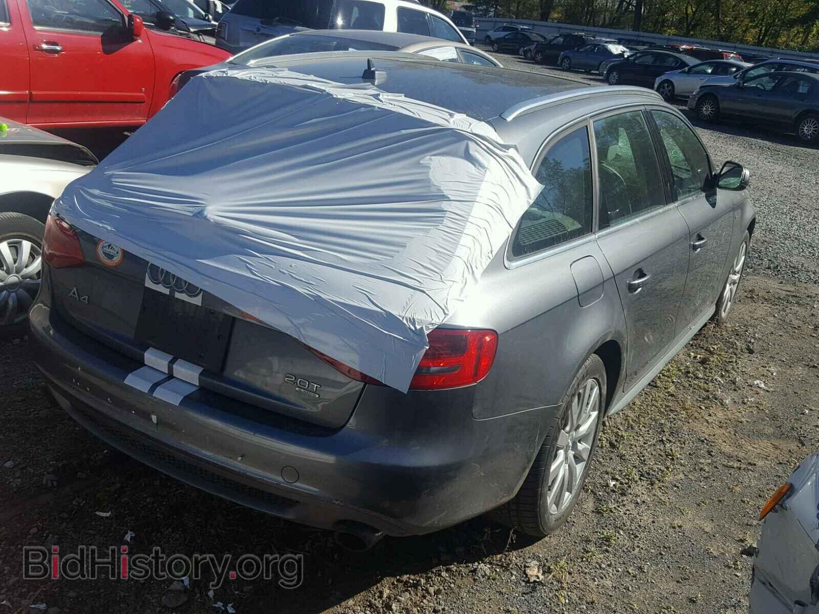 2012 AUDI A4 - VIN: WAUWFAFLXCA008425 - Фото 4