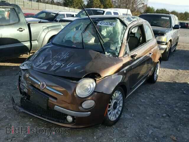 2012 FIAT 500 - VIN: 3C3CFFCR2CT118412 - Фото 2
