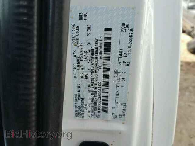 2010 FORD ECONOLINE - VIN: 1FBSS3BL2ADA64132 - Photo 10