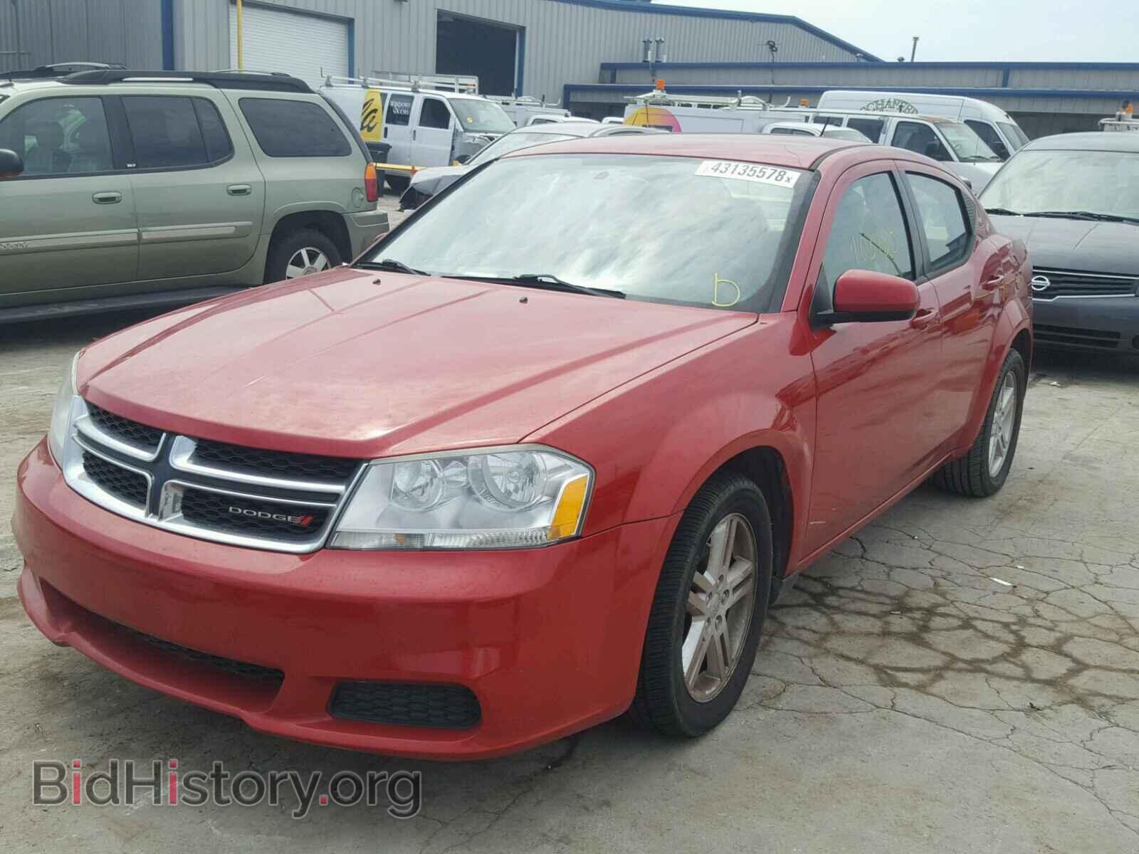 2012 DODGE AVENGER - VIN: 1C3CDZCB9CN314311 - Фото 2