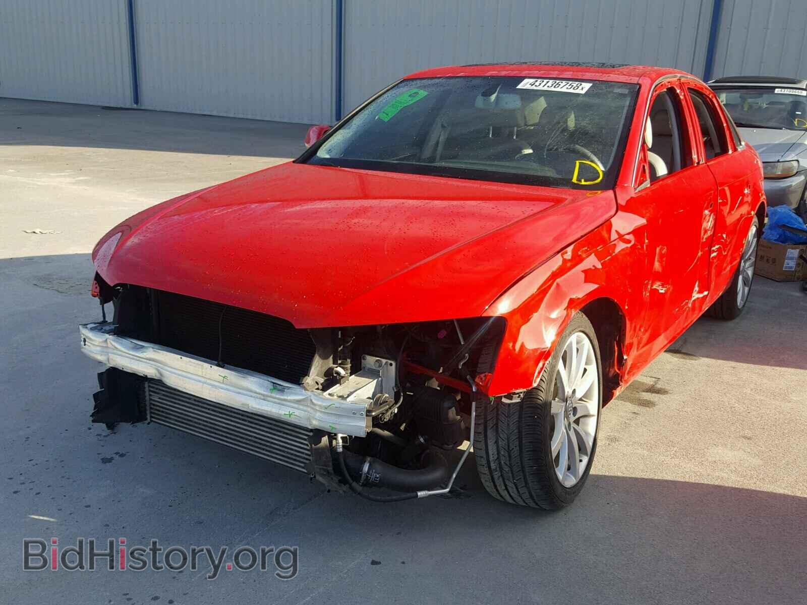 2013 AUDI A4 - VIN: WAUJFAFL9DN037760 - Фото 2