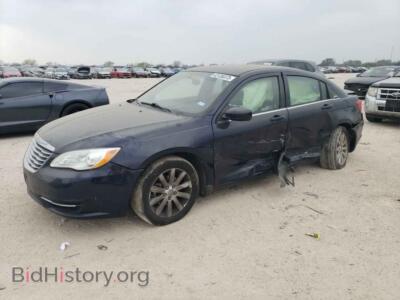 2013 Chrysler 200 200 Tourin, синий — VIN 1C3CCBBB2DN654462, Copart