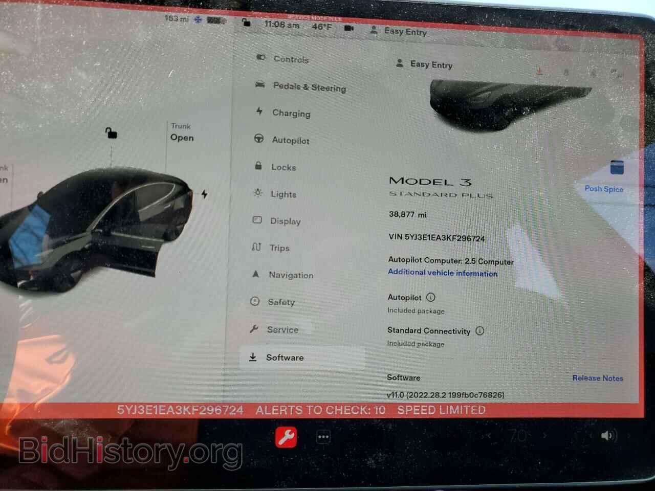 2019 TESLA MODEL 3 - VIN: 5YJ3E1EA3KF296724 - Фото 9