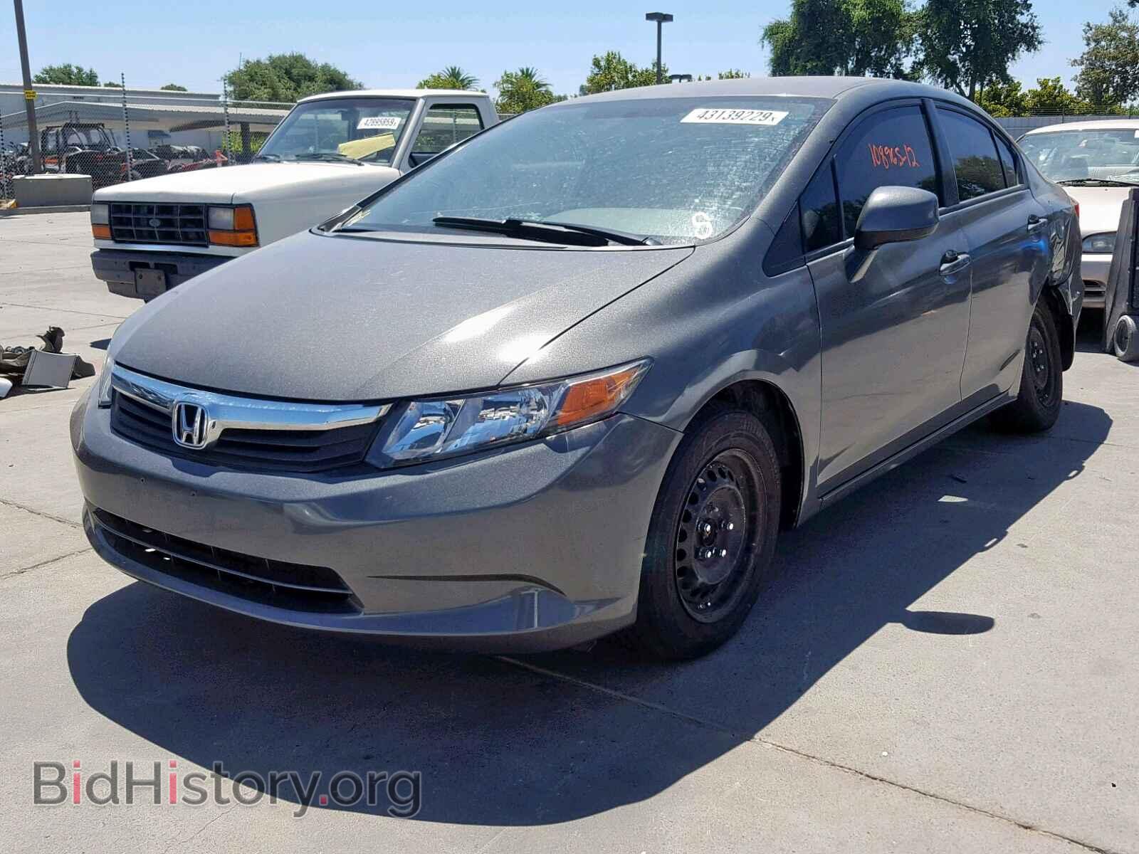 2012 HONDA CIVIC LX - VIN: JHMFB2F53CS004747 - Фото 2