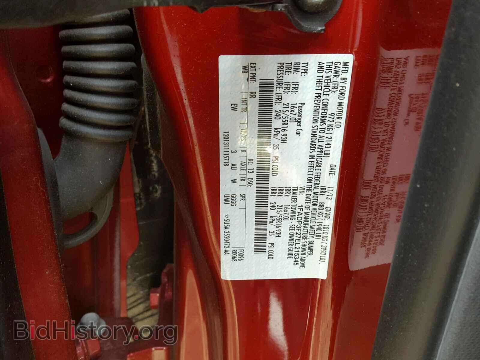 2014 FORD FOCUS - VIN: 1FADP3F27EL215345 - Photo 10