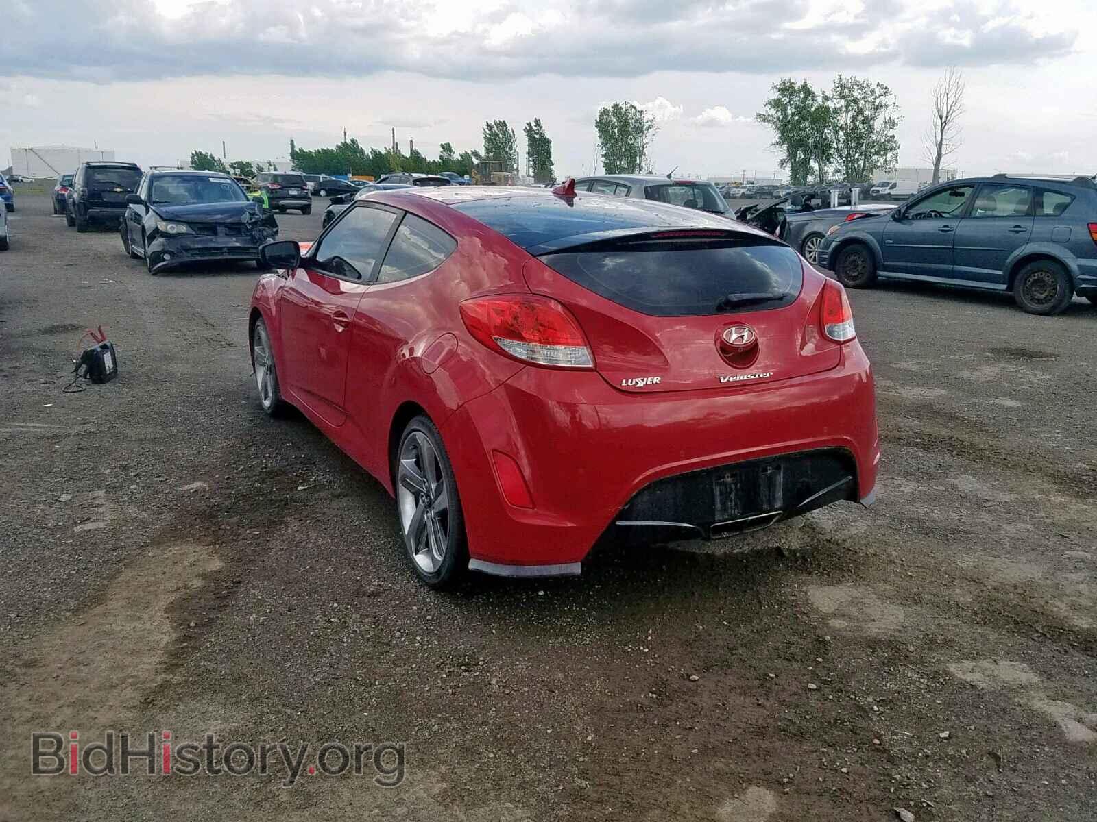 2013 HYUNDAI VELOSTER - VIN: KMHTC6AD8DU144513 - Фото 3