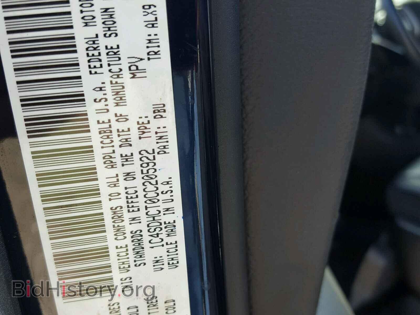 2012 DODGE DURANGO - VIN: 1C4SDHCT0CC205922 - Photo 10