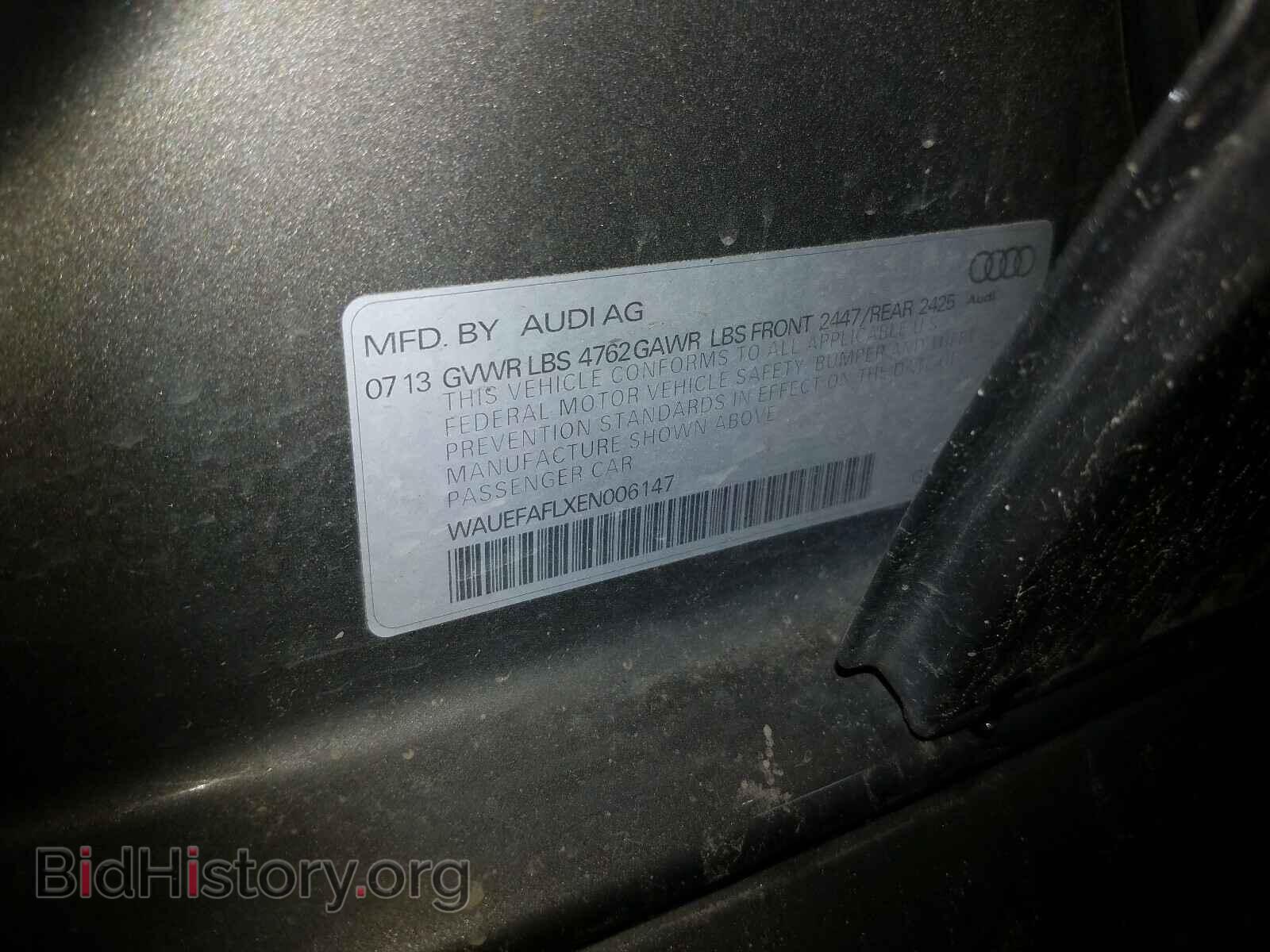 2014 AUDI A4 - VIN: WAUEFAFLXEN006147 - Фото 10