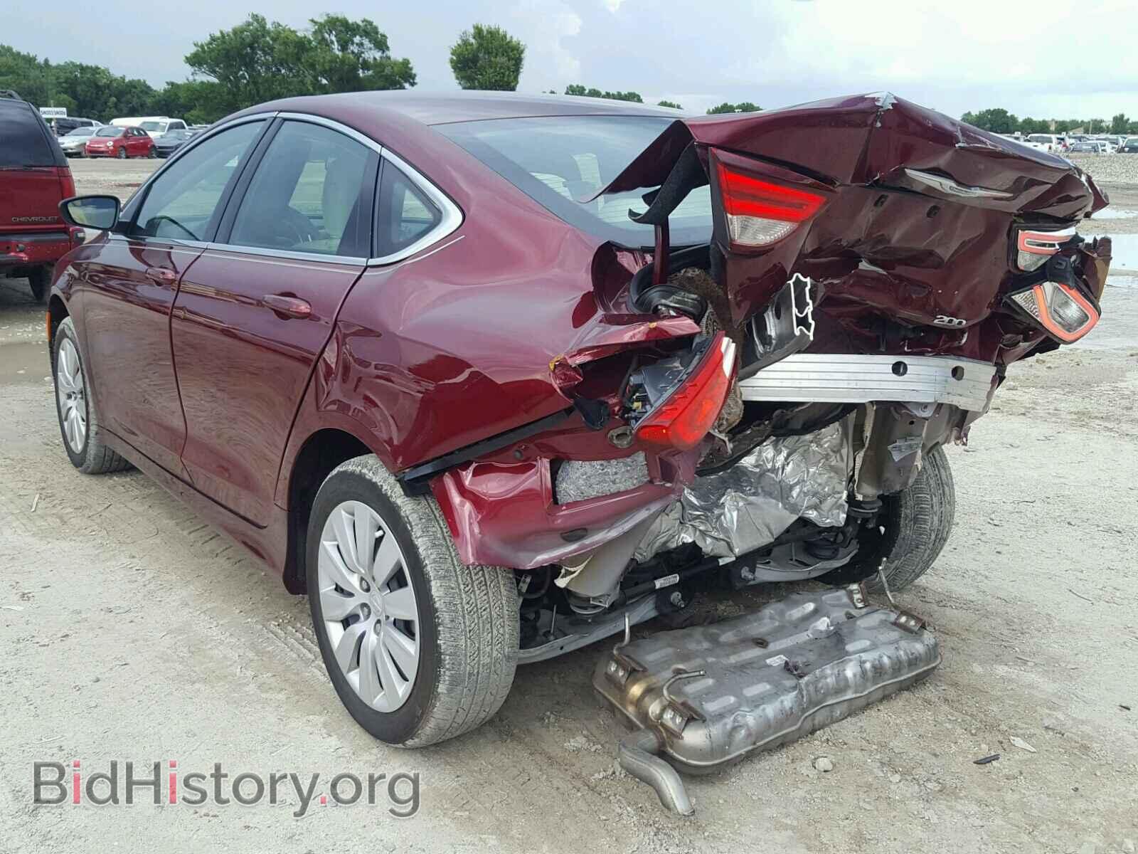 2015 CHRYSLER 200 - VIN: 1C3CCCFB5FN623113 - Фото 3