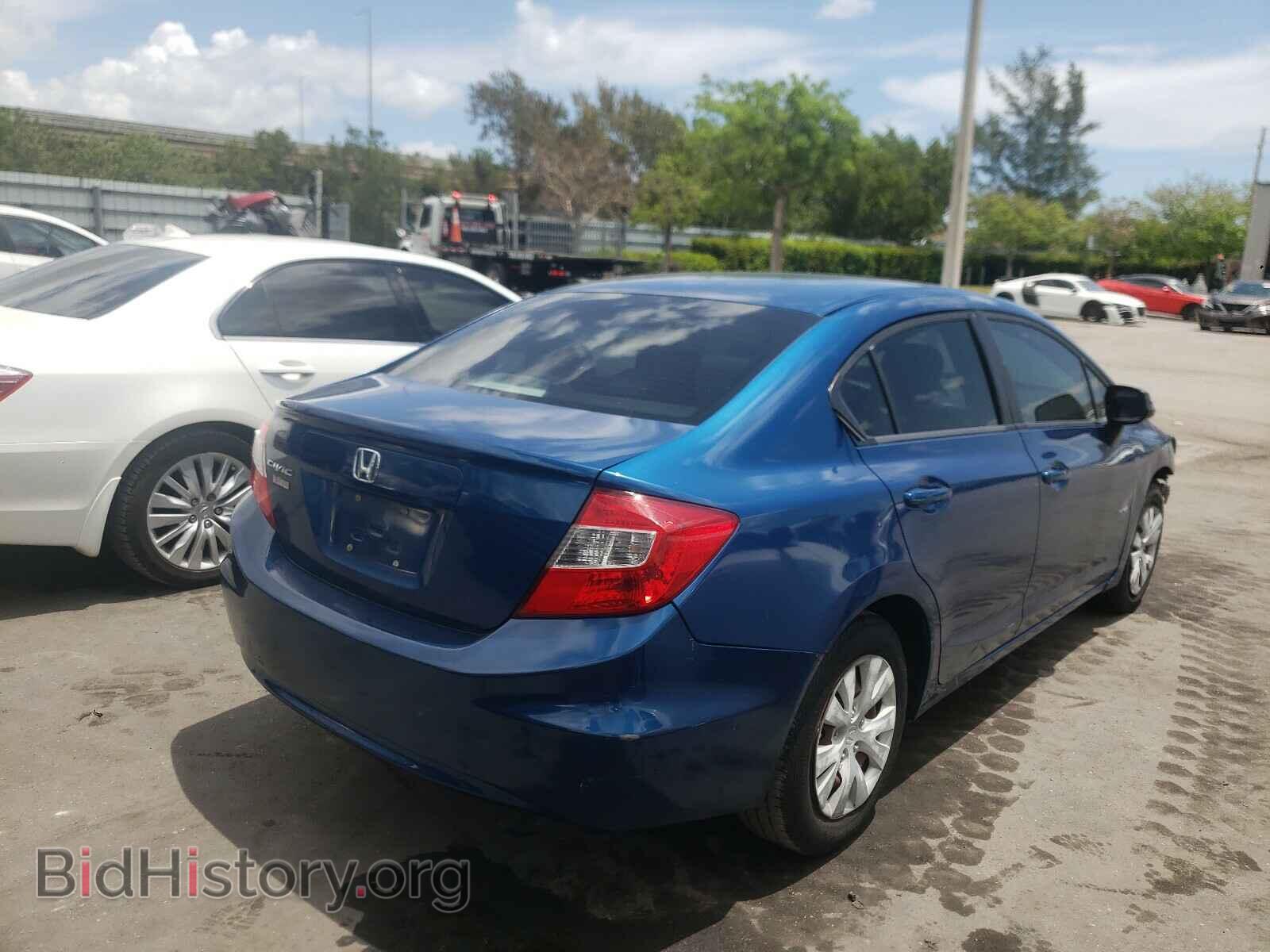 2012 HONDA CIVIC - VIN: 2HGFB2F51CH558699 - Фото 4