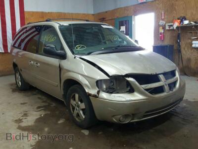 2005 Dodge CARAVAN Grand Cara, gold — VIN 2D4GP44L05R243085, Copart