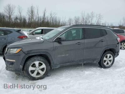 2017 Jeep COMPASS Latitude, gray — VIN 3C4NJDBBXHT636366, Copart