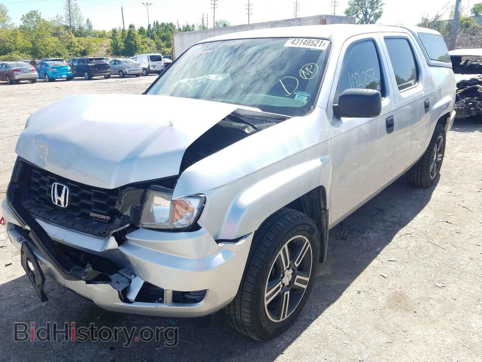 2013 HONDA RIDGELINE - VIN: 5FPYK1F73DB015114 - Фото 2