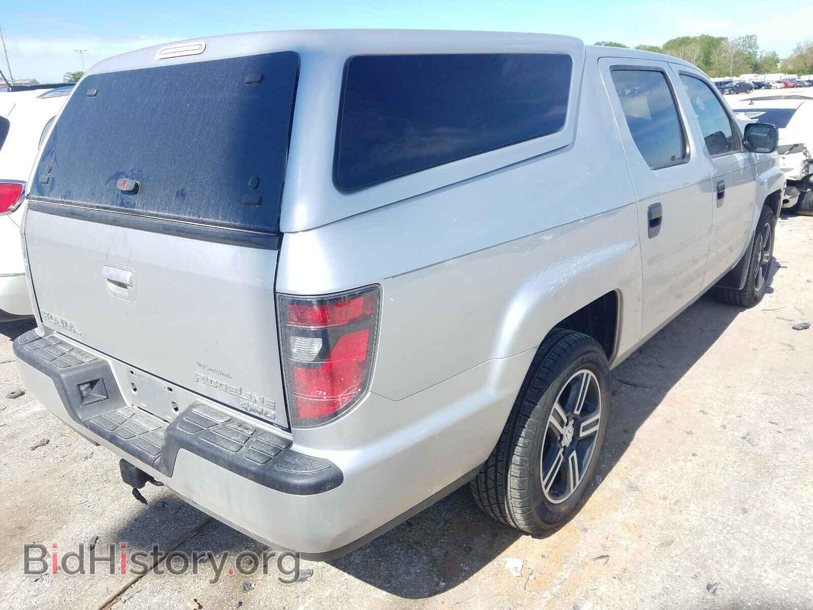 2013 HONDA RIDGELINE - VIN: 5FPYK1F73DB015114 - Фото 4
