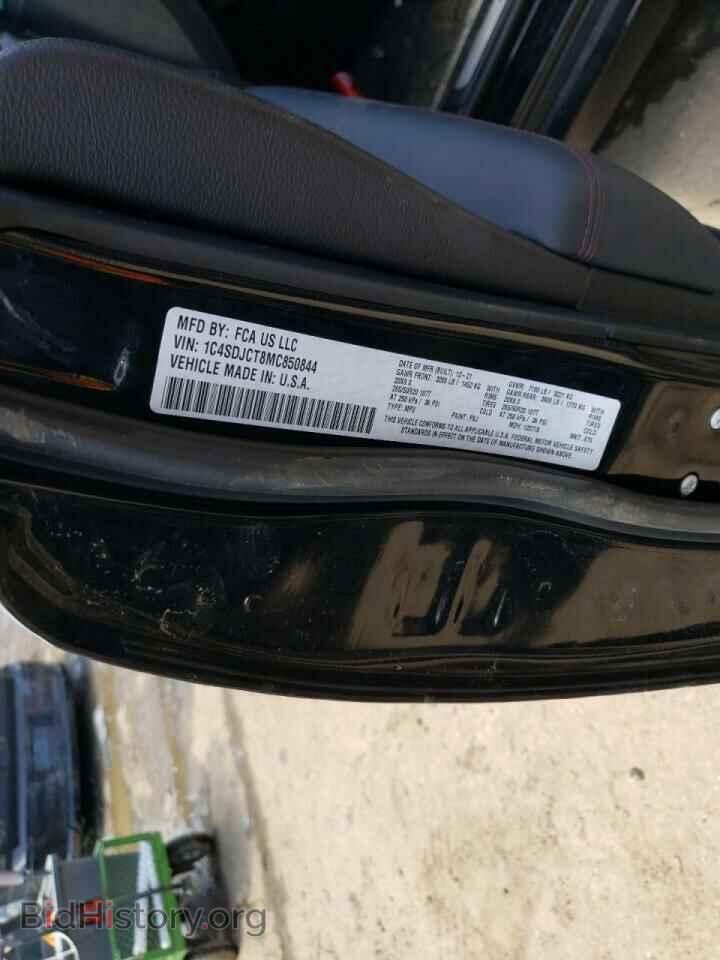2021 DODGE DURANGO - VIN: 1C4SDJCT8MC850844 - Photo 10