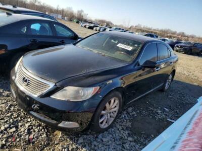 2007 Lexus LS460 460, black — VIN JTHBL46F675051470, Copart