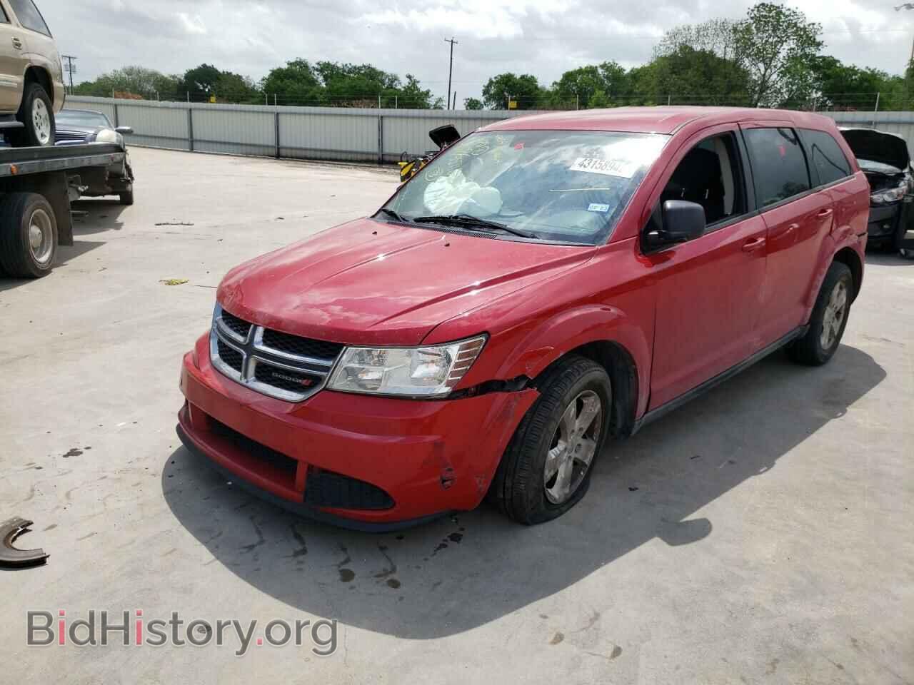 2013 DODGE JOURNEY - VIN: 3C4PDCAB0DT557164 - Фото 2
