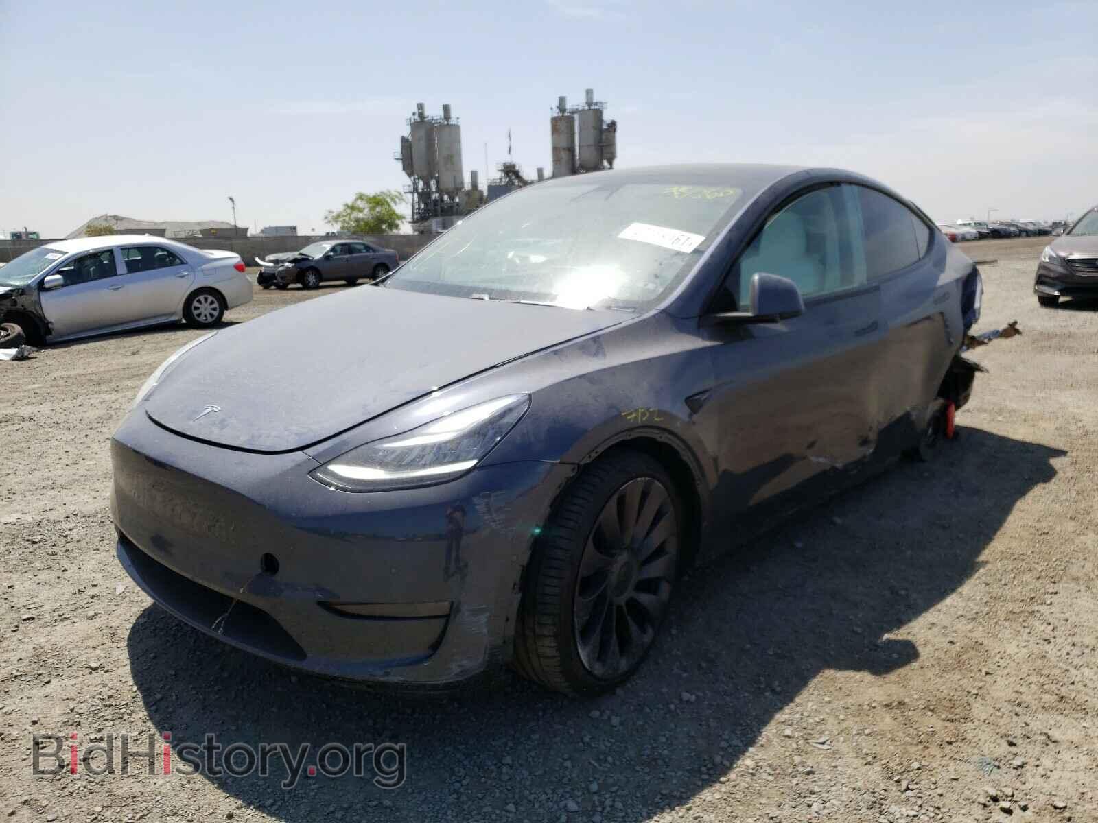 2020 TESLA MODEL Y - VIN: 5YJYGDEF6LF058879 - Фото 2