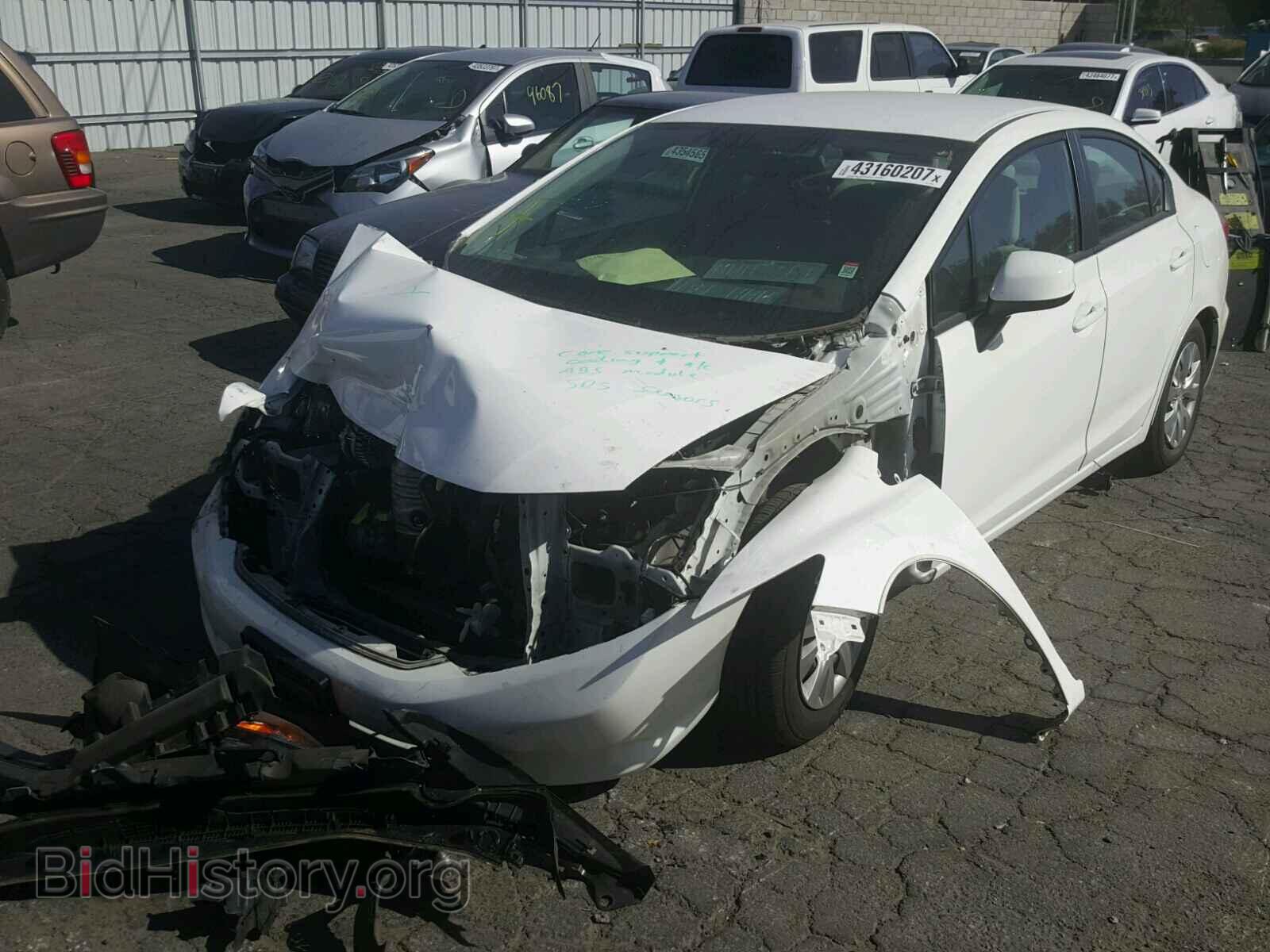 2012 HONDA CIVIC - VIN: 19XFB2F52CE316871 - Фото 2