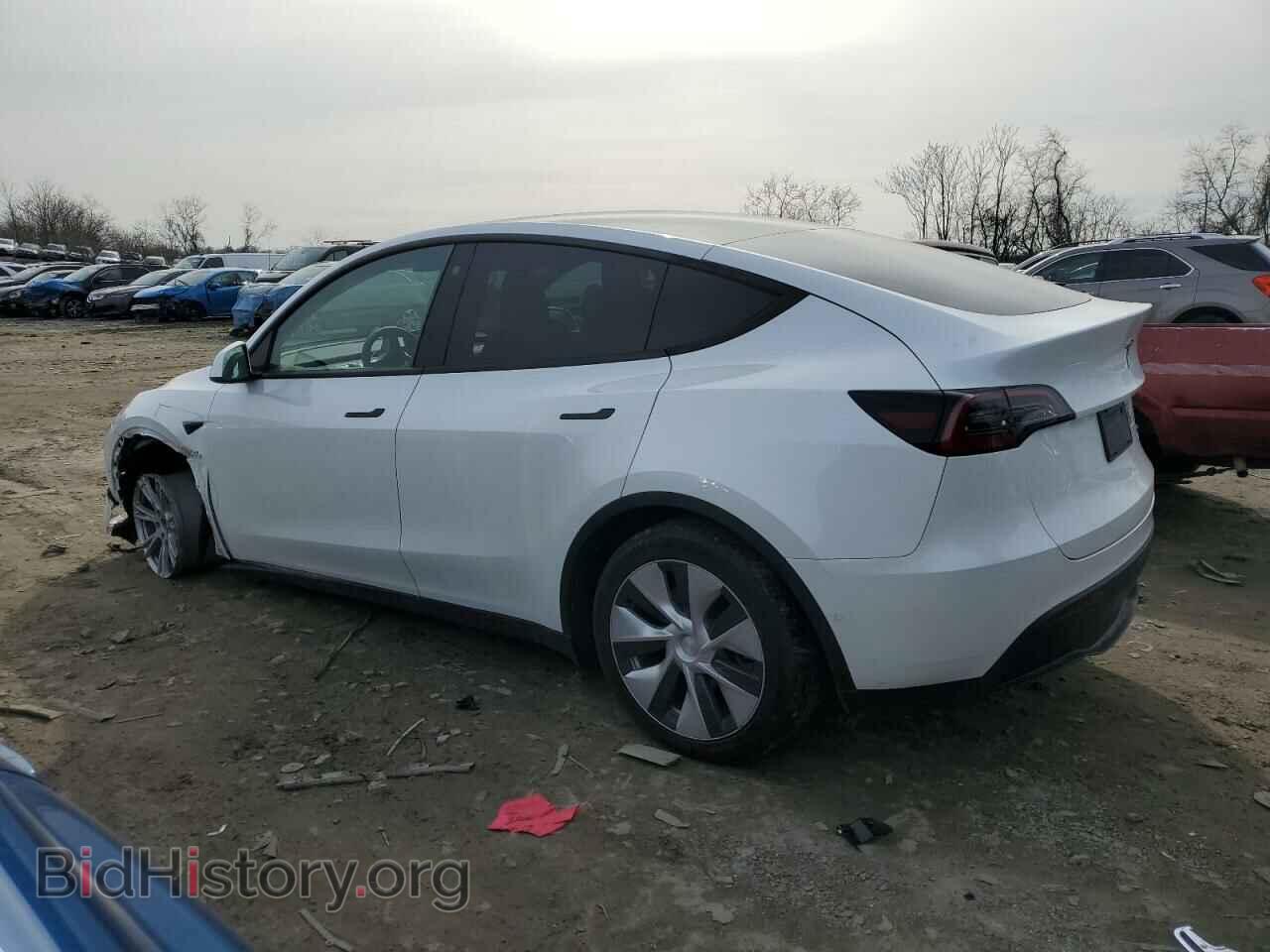 2022 TESLA MODEL Y - VIN: 7SAYGDEE1NF462508 - Фото 2