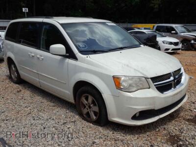 2011 Dodge CARAVAN Grand Cara, белый — VIN 2D4RN5DG7BR650064, Copart