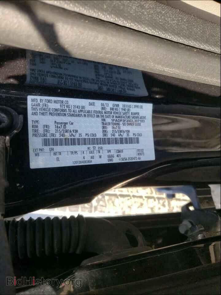 2013 FORD FOCUS - VIN: 1FADP3F29DL307183 - Фото 10