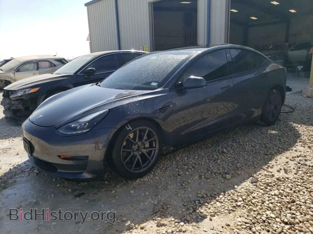 Photo 5YJ3E1EB0NF192219 - TESLA MODEL 3 2022