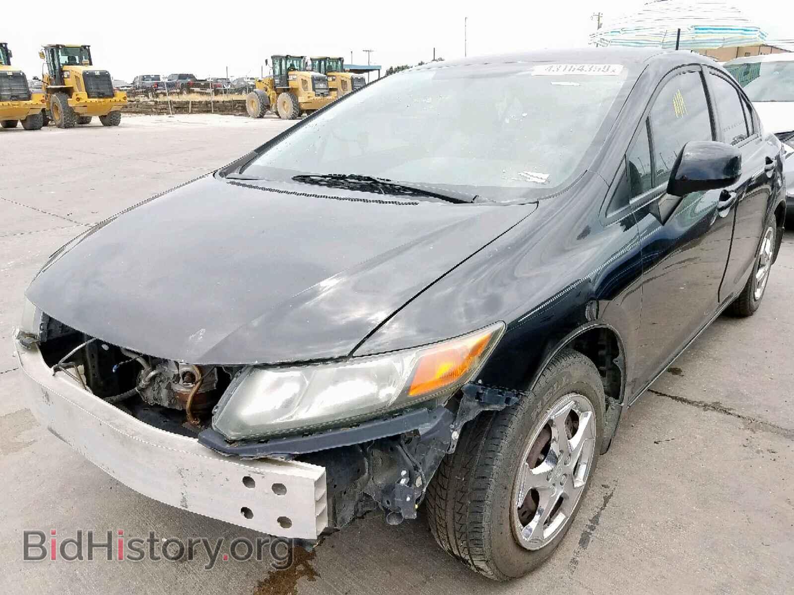 2012 HONDA CIVIC LX - VIN: 2HGFB2F57CH308285 - Фото 2