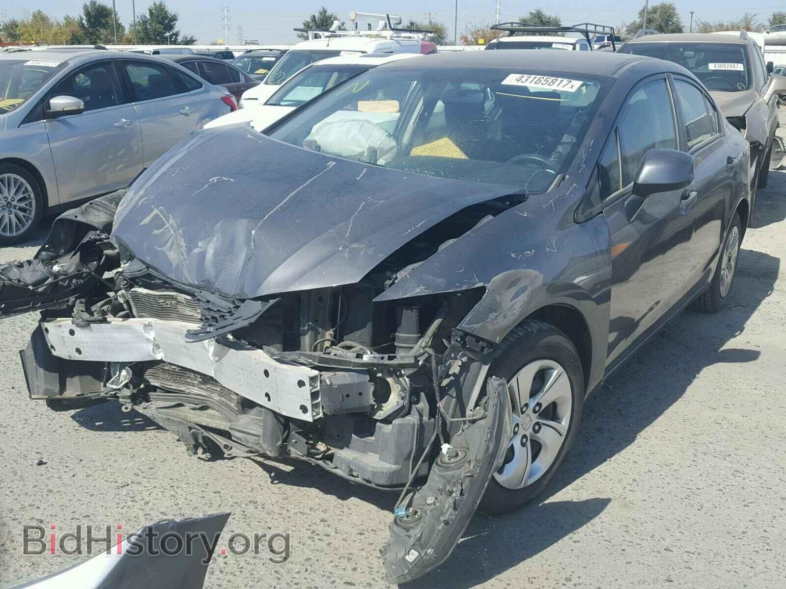 2013 HONDA CIVIC - VIN: 2HGFB2F52DH545638 - Фото 2